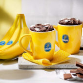 Fudge in tazza alla banana Chiquita e marshmallow, pronto in soli 5 minuti