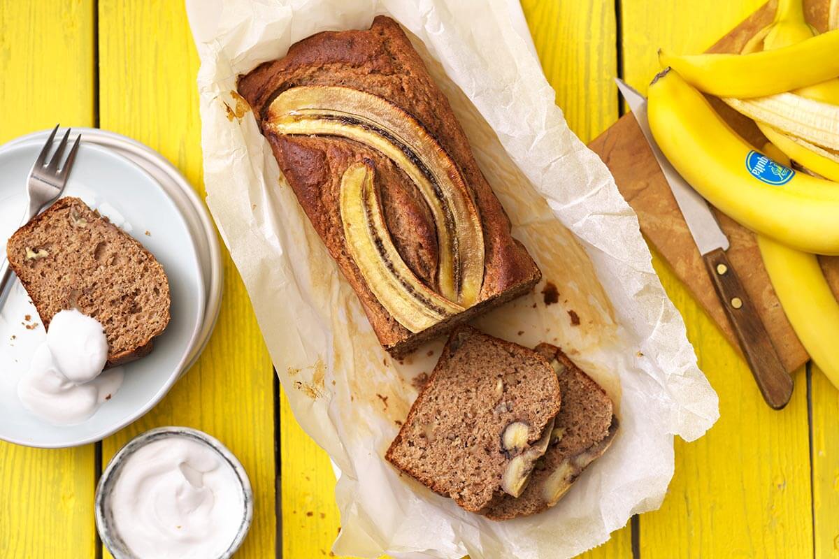 Pane alla banana e alle noci