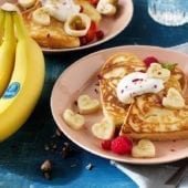 Pancake alla banana Chiquita per San Valentino