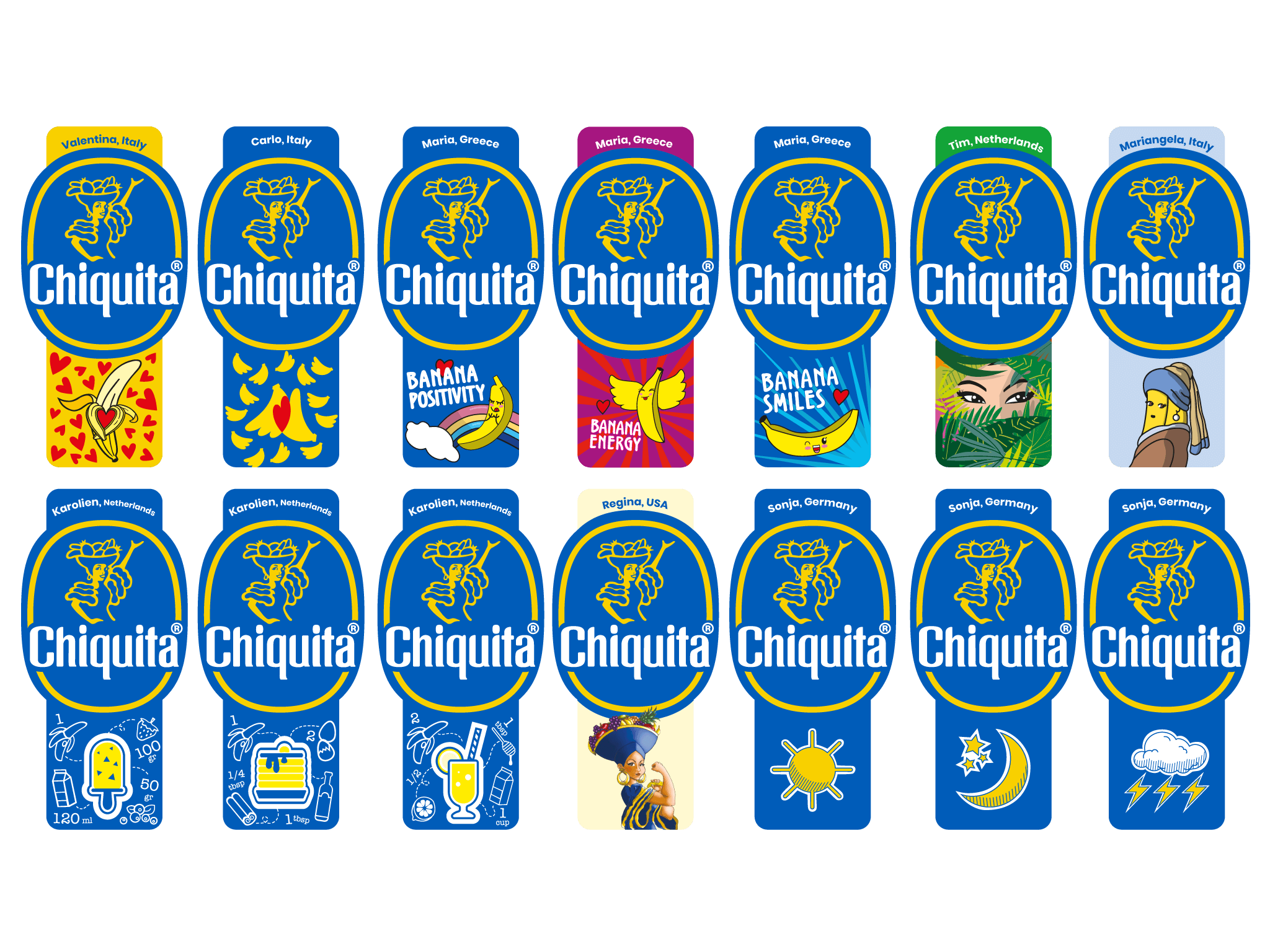Chiquita annuncia i vincitori del concorso “Crea il tuo bollino”