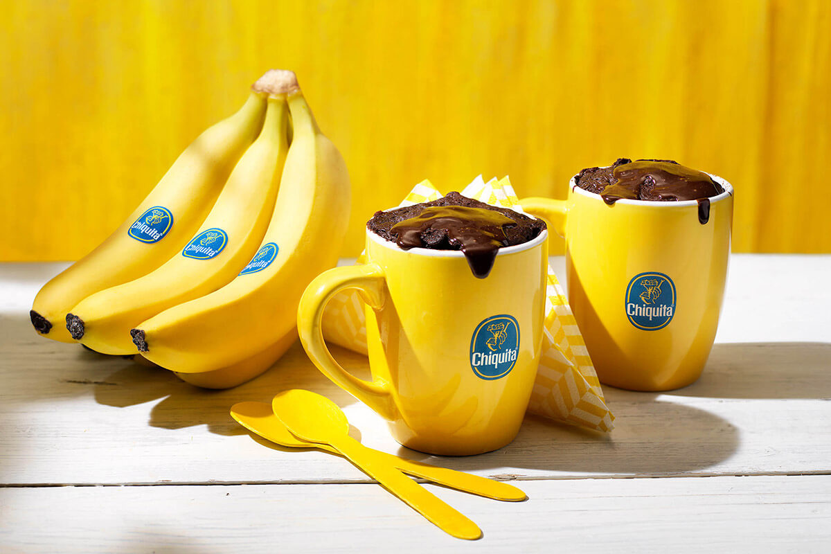 Brownie in tazza alla banana Chiquita