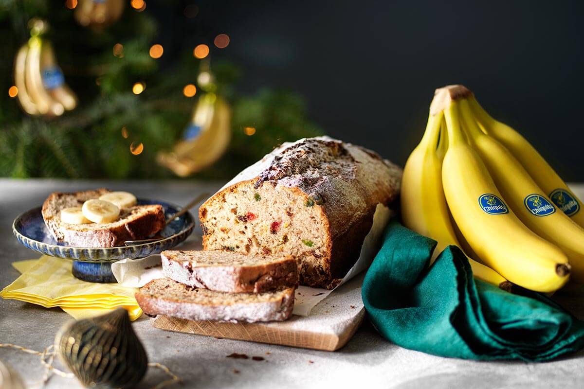 Pane natalizio alla banana Chiquita