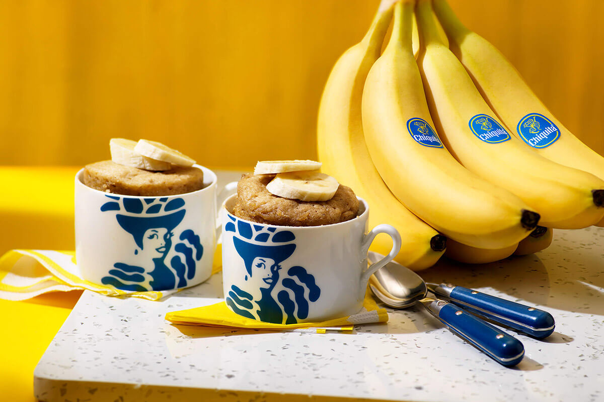 Pane in tazza alla banana Chiquita