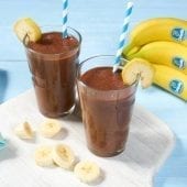 Frullato veloce al doppio cioccolato e banane Chiquita