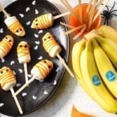 Ghiaccioli fantasma di Halloween di banane Chiquita