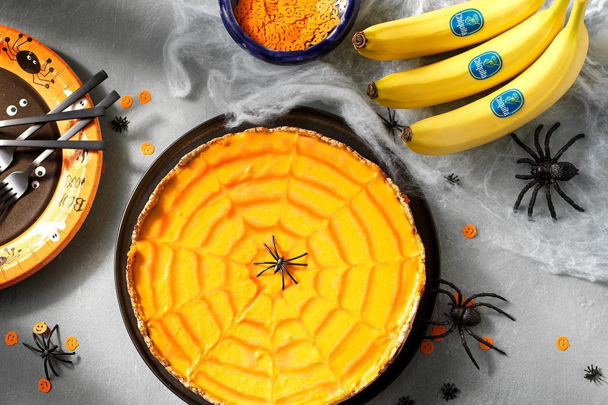 Crostata di Halloween alla zucca con banane Chiquita