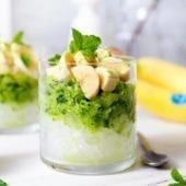 Granita salutare a base di cetrioli con banana Chiquita e menta