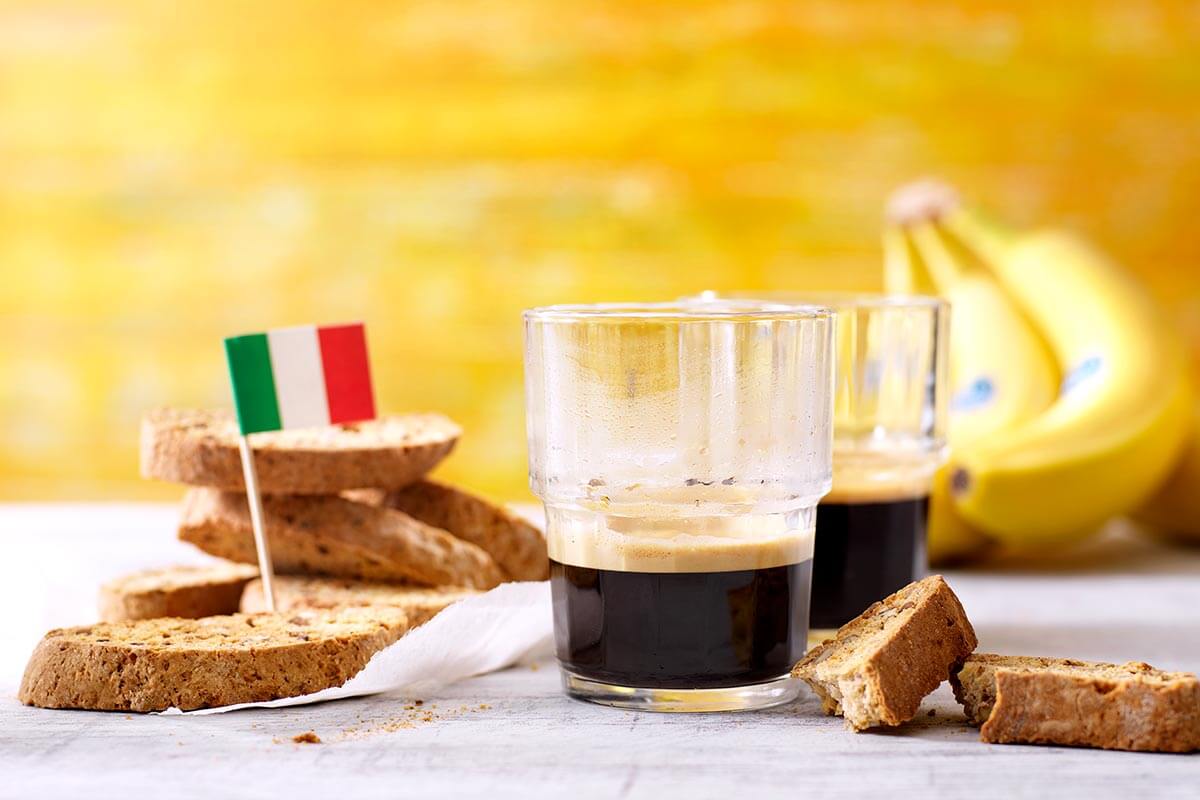 Cantuccini italiani con banana Chiquita