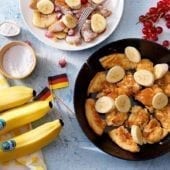 Kaiserschmarrn con banana Chiquita e frutti rossi