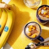 Torta in tazza alla zucca e banana Chiquita
