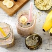 Frullato proteico alla vaniglia con banana Chiquita matura