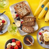 Banana bread con fiocchi d’avena e banane Chiquita