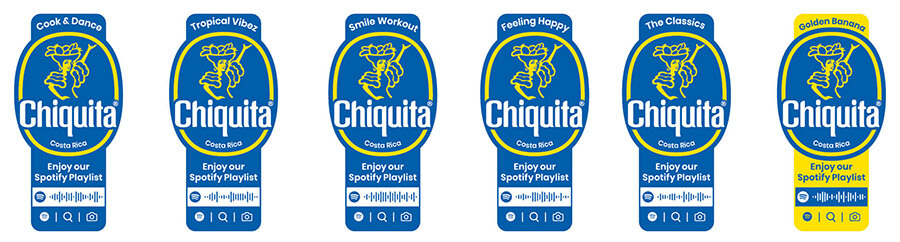 Le nuove playlist di Chiquita su Spotify,