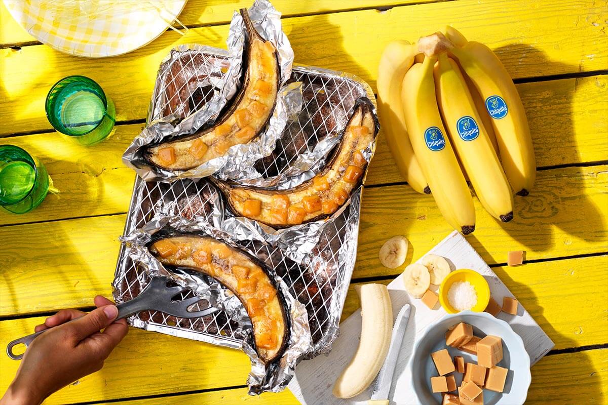 Banane Chiquita caramellate alla griglia