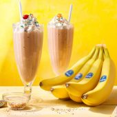 Frappè vintage alla banana Chiquita e vaniglia