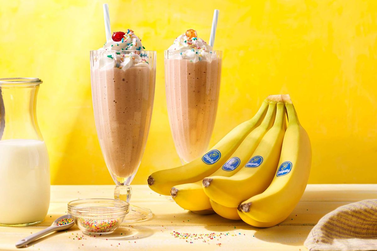 Frappè vintage alla banana Chiquita e vaniglia