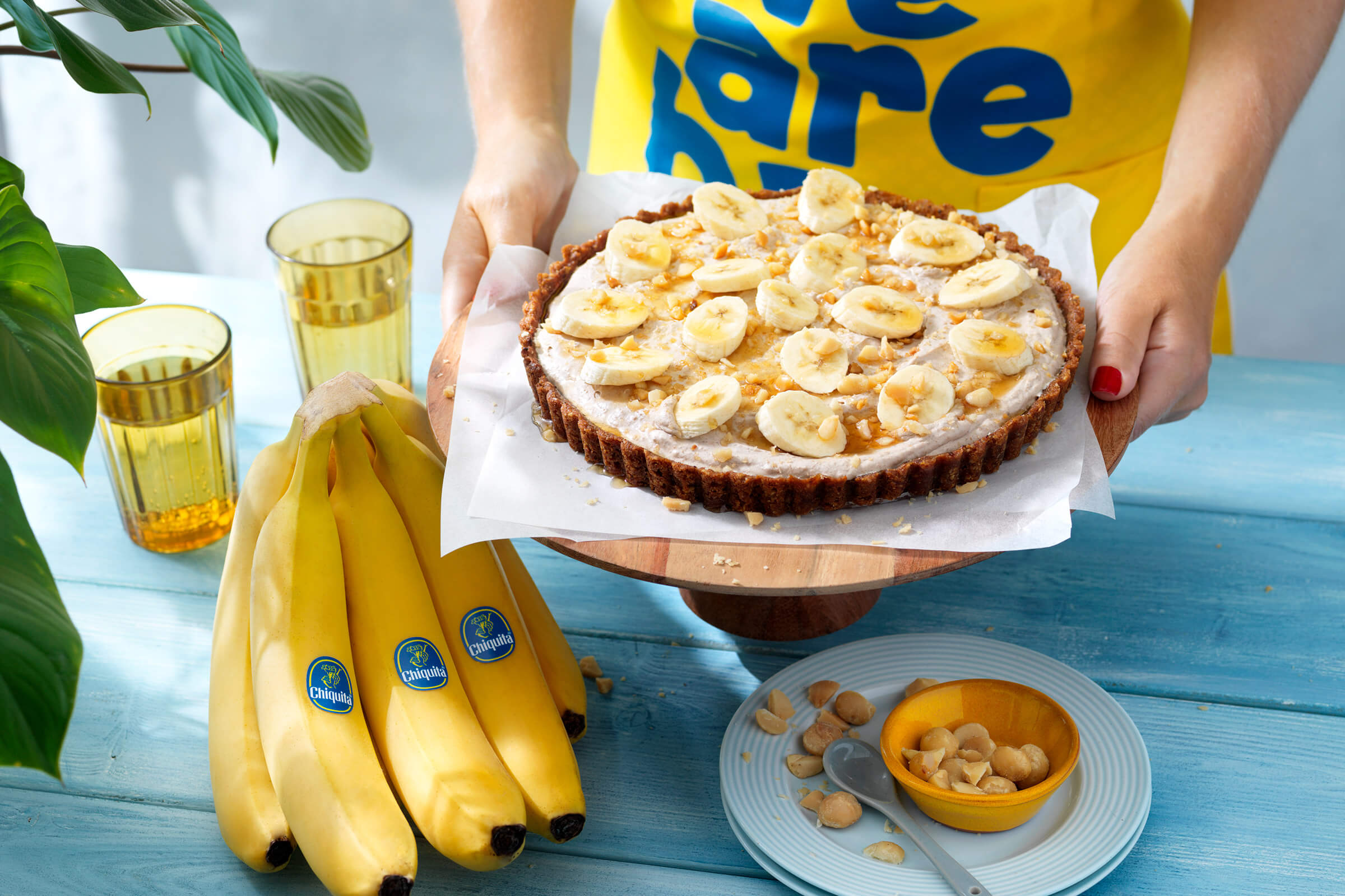 Torta con banane Chiquita facile da preparare