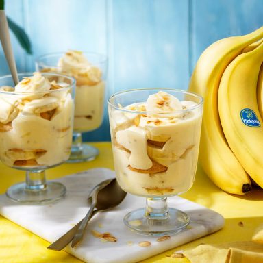 Dessert fatto in casa con banane Chiquita