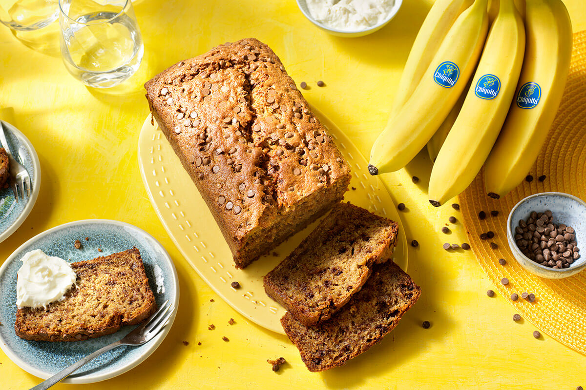 Banana Bread con Gocce di Cioccolato di Chiquita