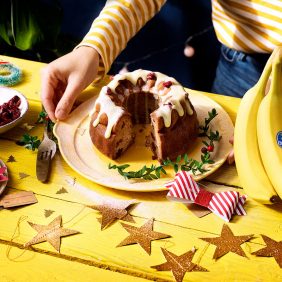 Soffice Banana Bread di Chiquita per Natale