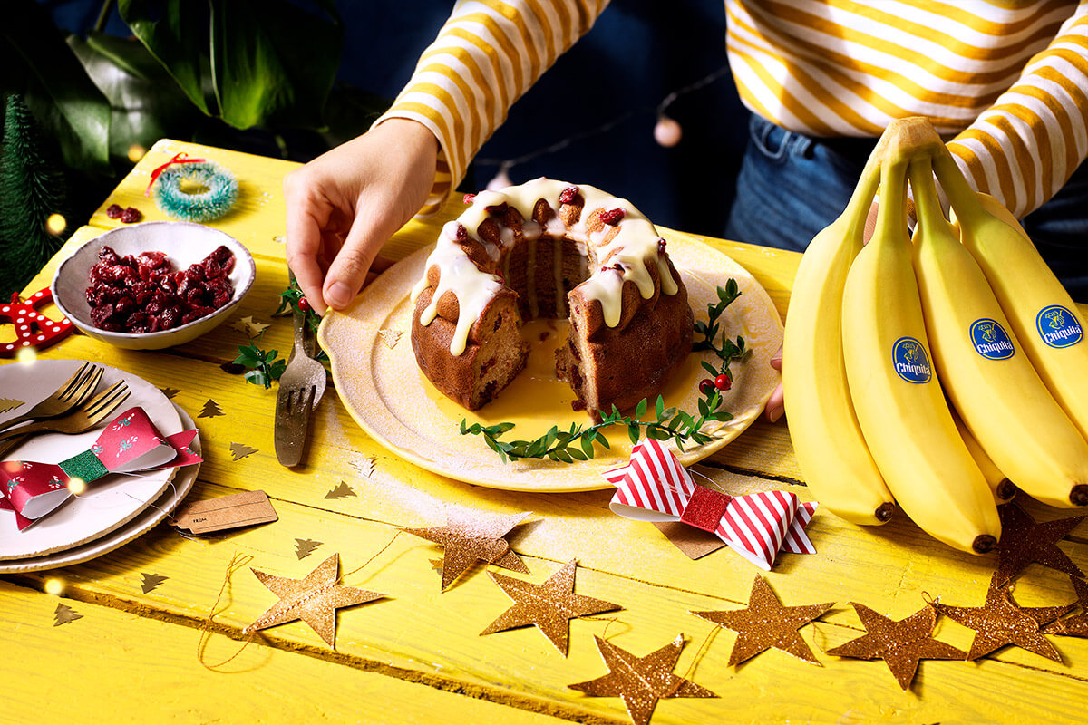 Soffice Banana Bread di Chiquita per Natale