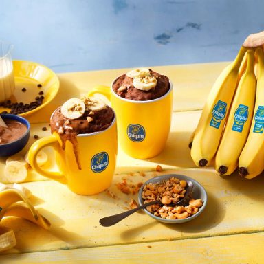 La migliore torta in tazza al cioccolato con banane Chiquita