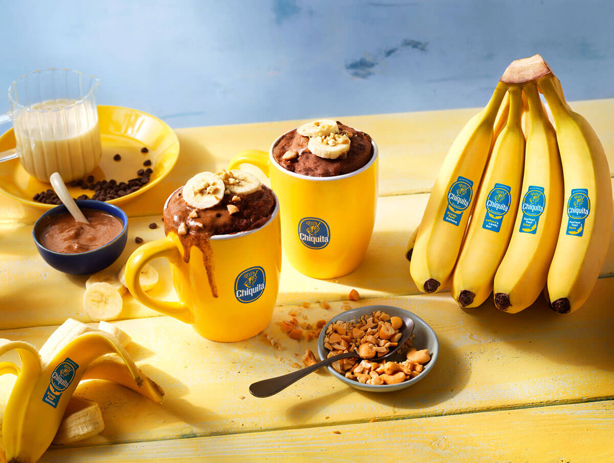 La migliore torta in tazza al cioccolato con banane Chiquita