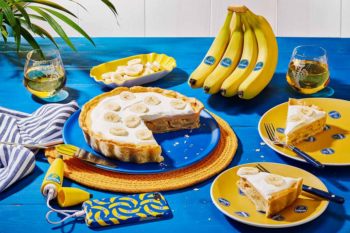 Torta alla crema di banane Chiquita