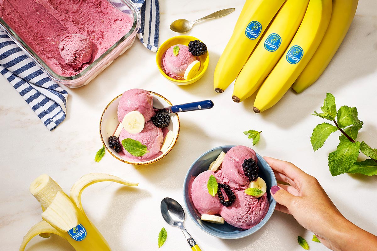 Nice cream con banane congelate di Chiquita