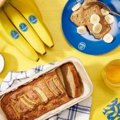 Banana bread integrale per la dieta DASH di Chiquita