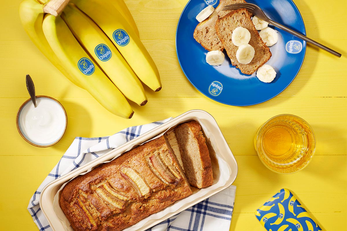 Banana bread integrale per la dieta DASH di Chiquita