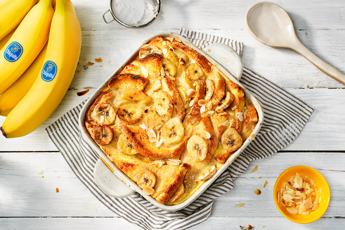 Budino di pane avanzato alla banana