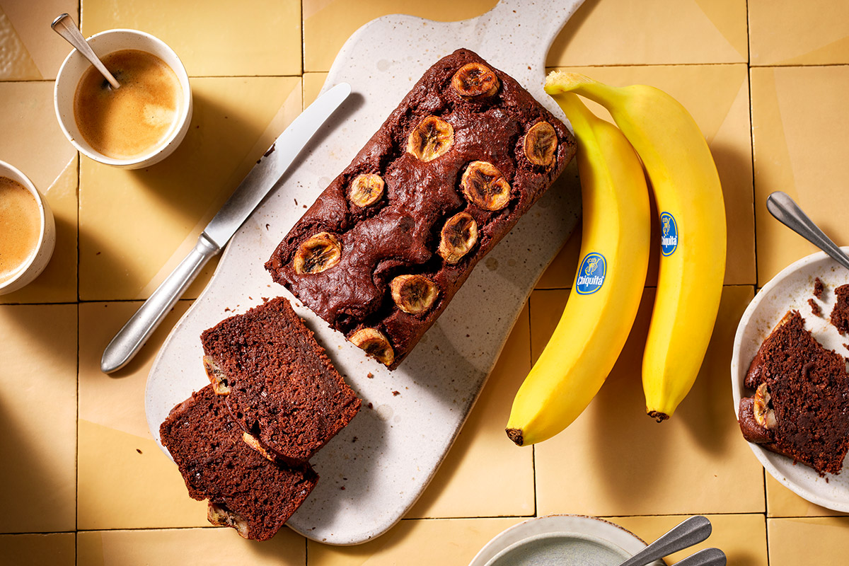 Banana bread vegano alla barbabietola e cioccolato