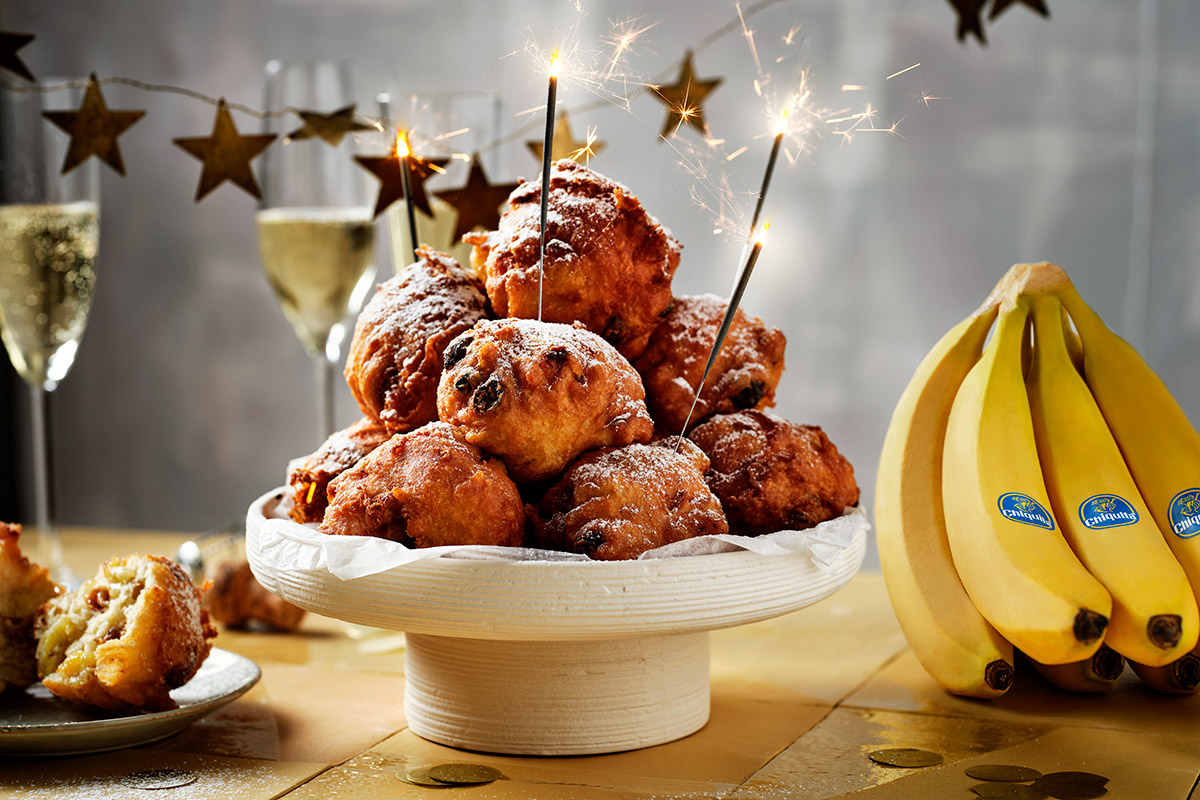 Frittelle di pasta olandesi di capodanno