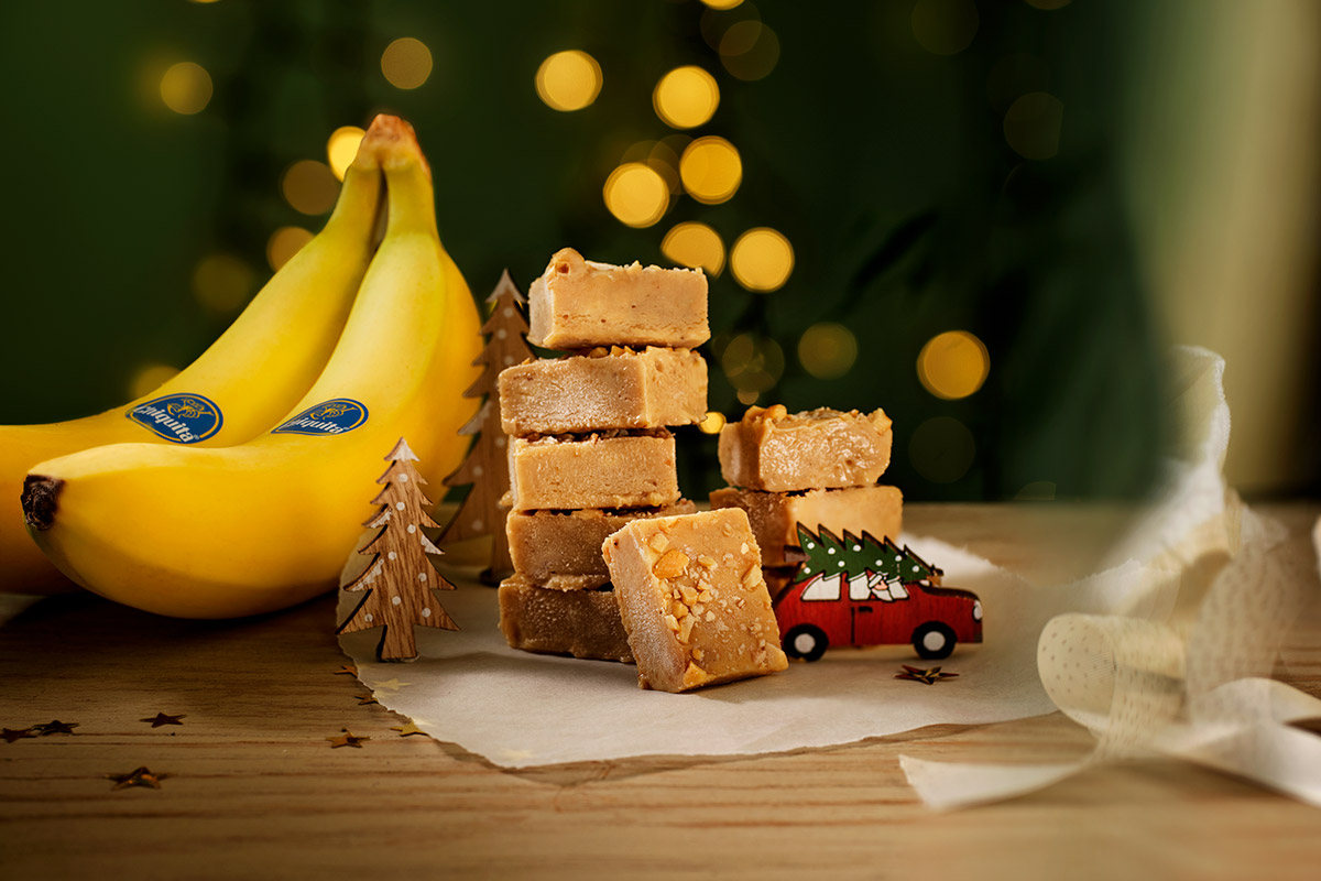 Fudge alla banana: bocconcini che si sciolgono in bocca fatti con purea di banane