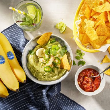 Guacamole festivo alla banana Chiquita