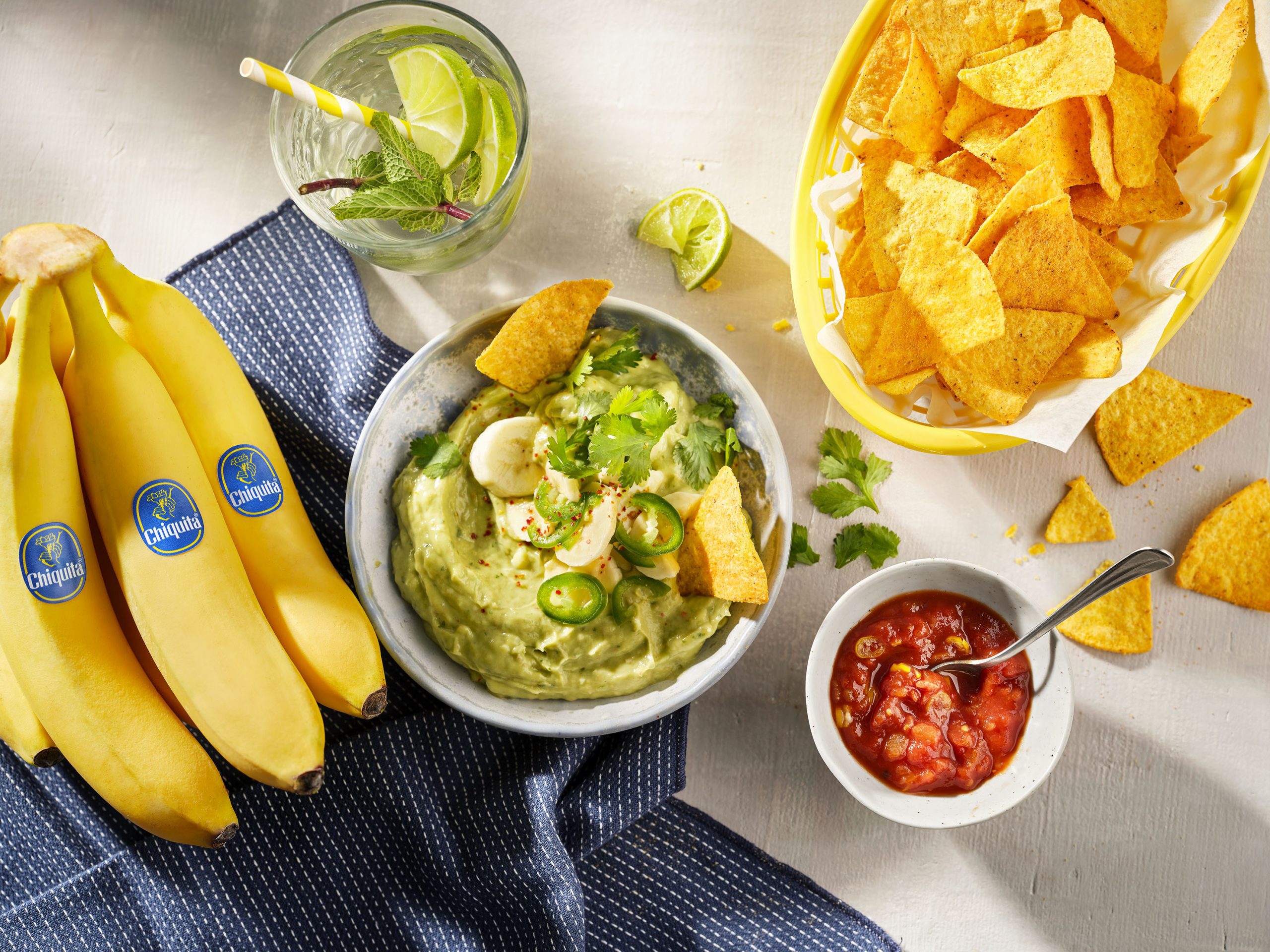 Guacamole festivo alla banana Chiquita