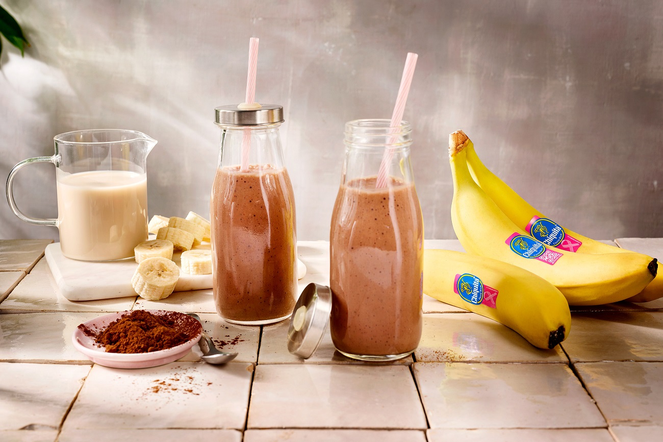 Smoothie piccante con banane Chiquita e cacao