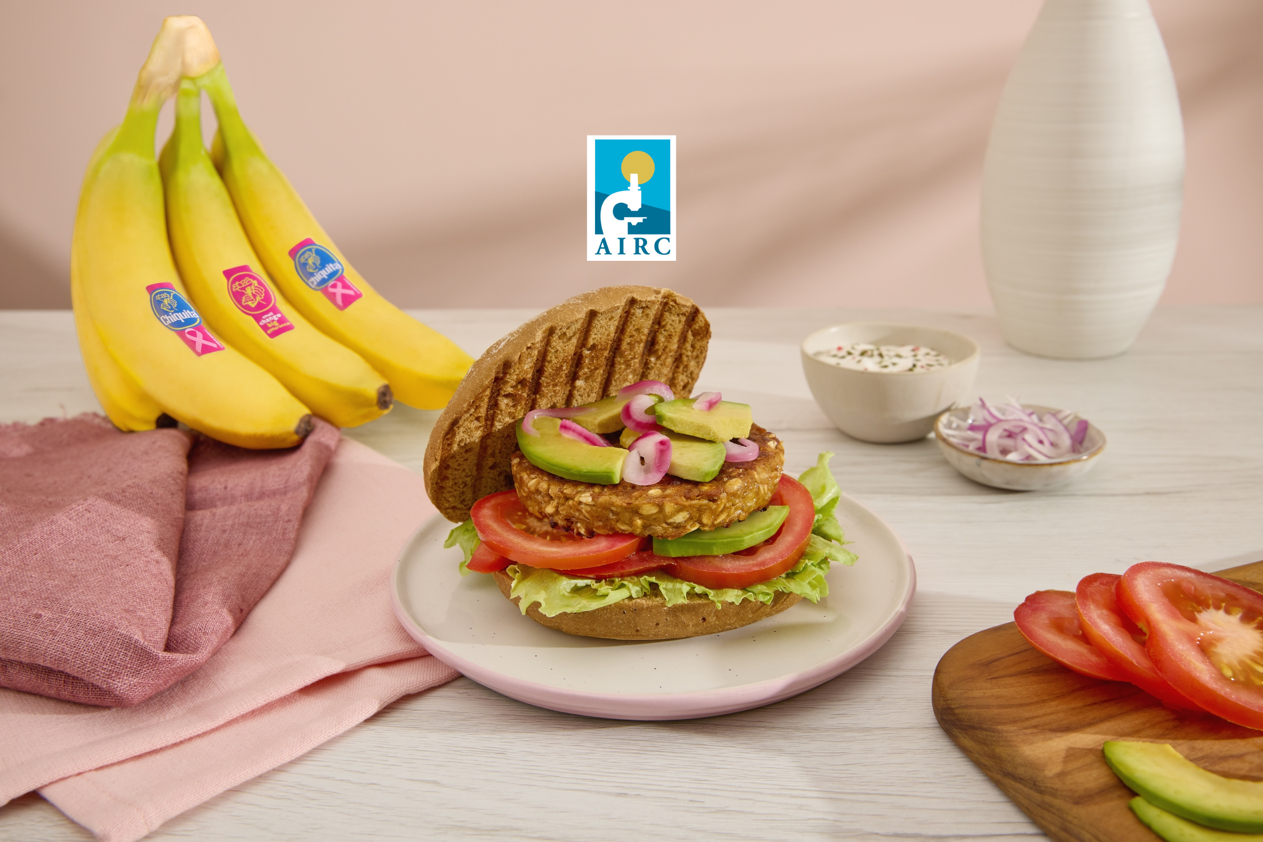 Burger Vegetariano con Banana e Ceci