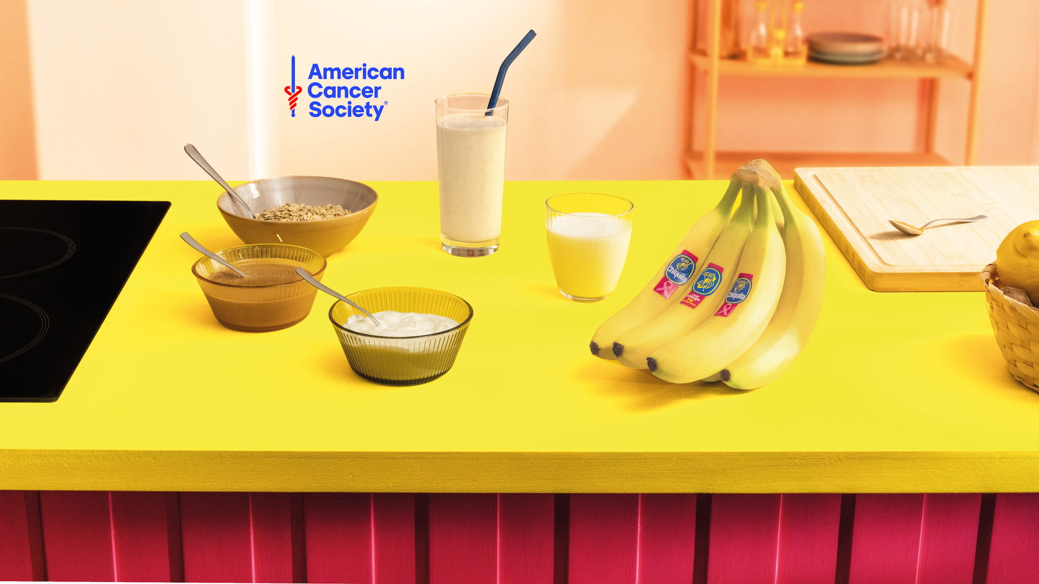 Smoothie banana Chiquita, yogurt e burro di arachidi