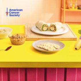 Wrap integrale con banana Chiquita, hummus e ceci croccanti